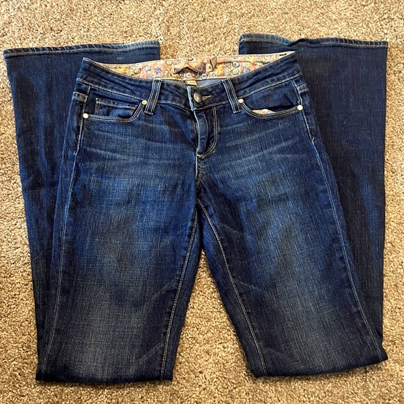 Paige Bell Canyon tall flare leg Jeans size 26 - Picture 1 of 13